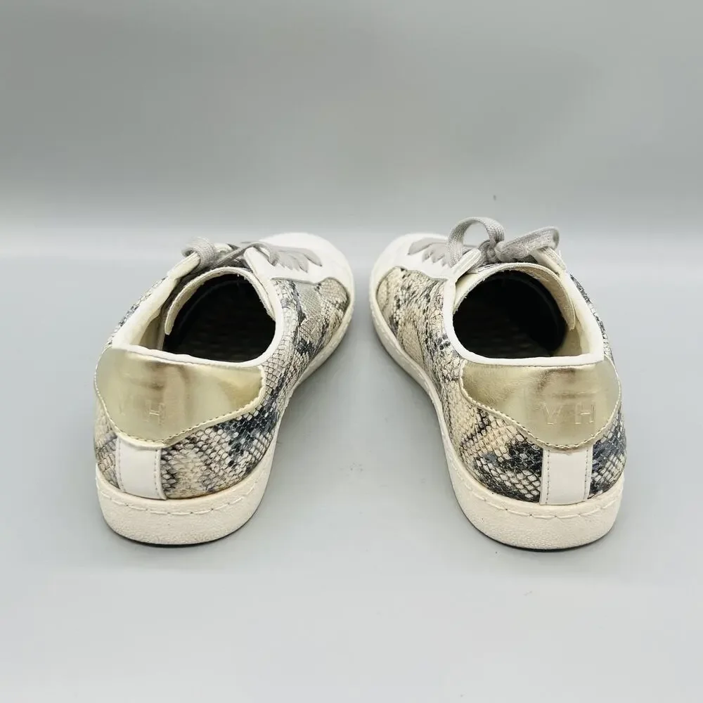 Vintage Havana Shoes Womens 7.5 Multicolor Snake Print Star Sneakers Comfort
